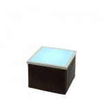 LED Loungetisch 50 - Choc - Mietmöbel von ELEMENTS EVENTDESIGN