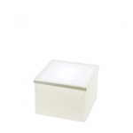 LED Loungetisch 50 - White - Mietmöbel von ELEMENTS EVENTDESIGN