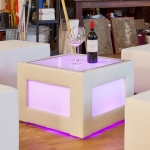 LED Loungetisch 60 - Mietmöbel von ELEMENTS EVENTDESIGN