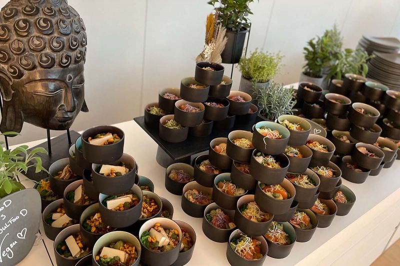 Bowl Catering poke bowls Buffet frankfurt