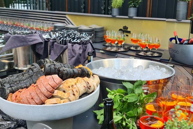 Brot Station Aperitif Empfang BBQ Buffet in Frankfurt