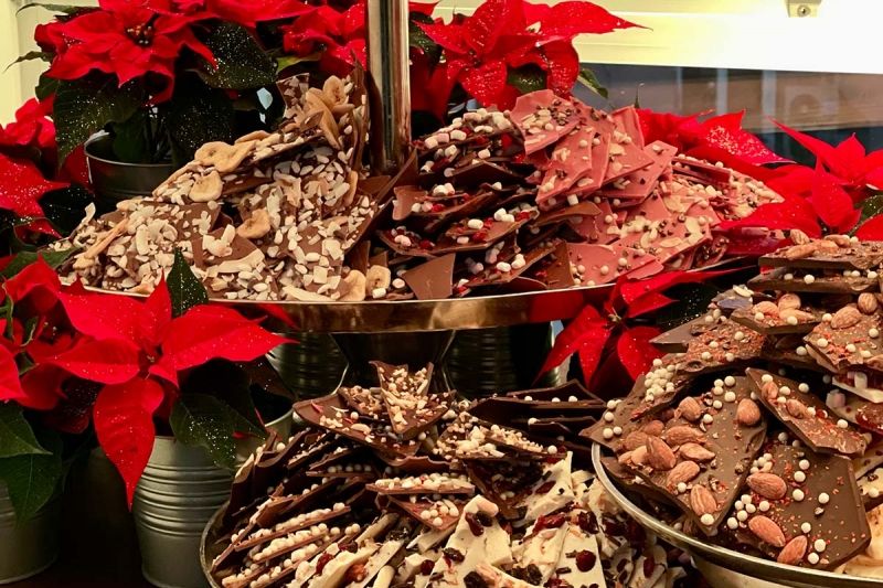 Bruchschokolade sweets xmas catering buffet