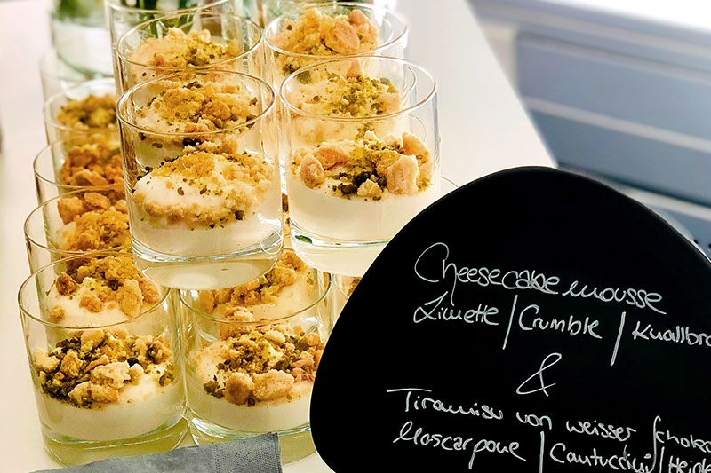 Cheesecakemousse mit limette