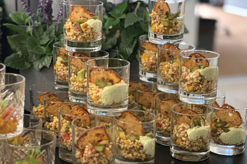 Couscous mit Brotchip