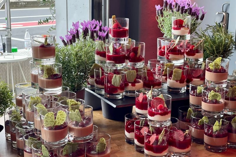 Dessert im Glas Buffet Business Catering