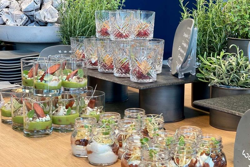 Dinner Buffet Vorpeisen im Glas Catering