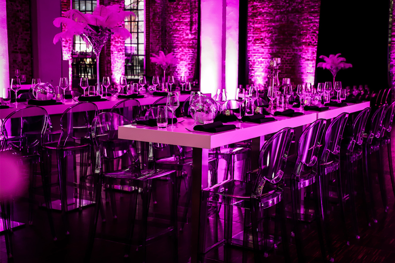 Dinner Set up Hoch