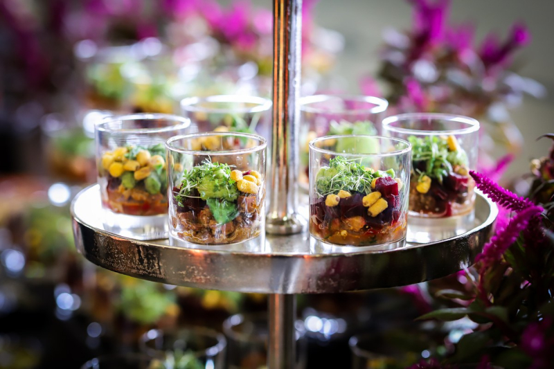 Elements catering antipasti station mercedes driving event sachsenring