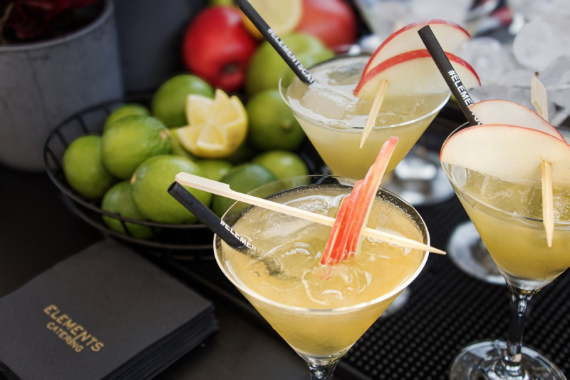 Elements catering appletini cocktail networking klassikstadt frankfurt