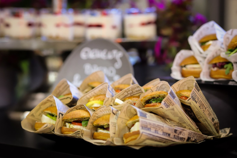 Elements catering breakfast mercedes driving event sachsenring