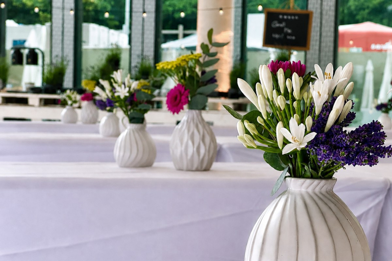 Elements catering corporate event richtfest hafenpark frankfurt