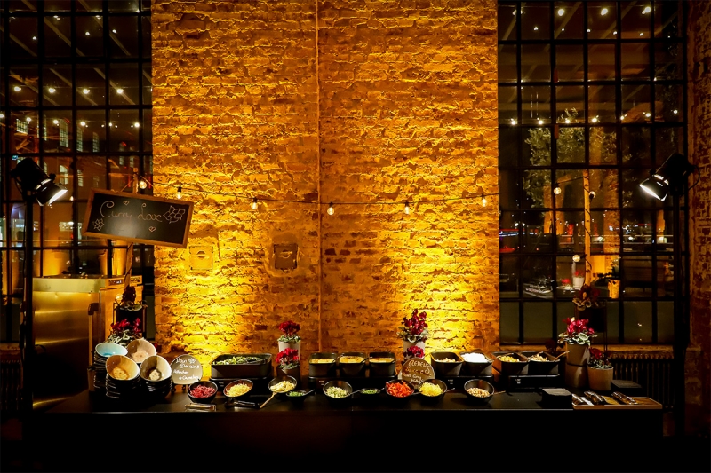 Elements catering curry gericht buffet