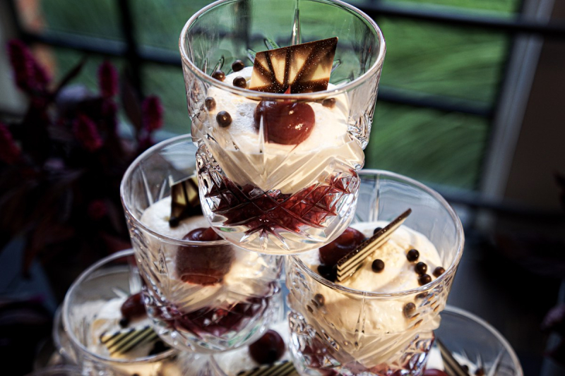Elements catering dessert station networking event klassikstadt frankfurt