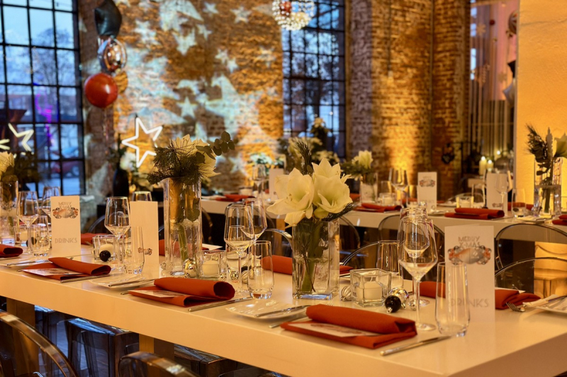 Elements catering dinner table weihnachtsfeier klassikstadt frankfurt