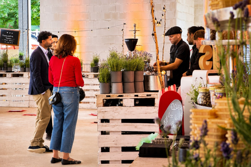 Elements catering firmenfeier richtfest hafenpark frankfurt