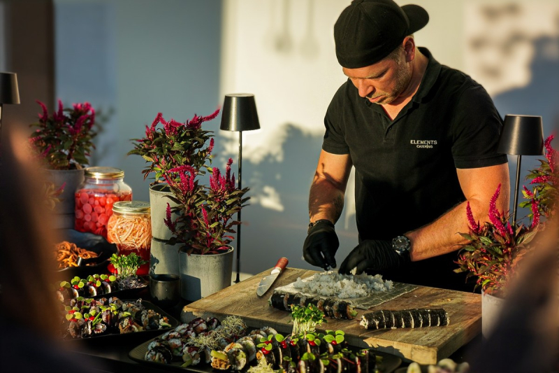 Elements catering frankfurter sushi corporate event frankfurt