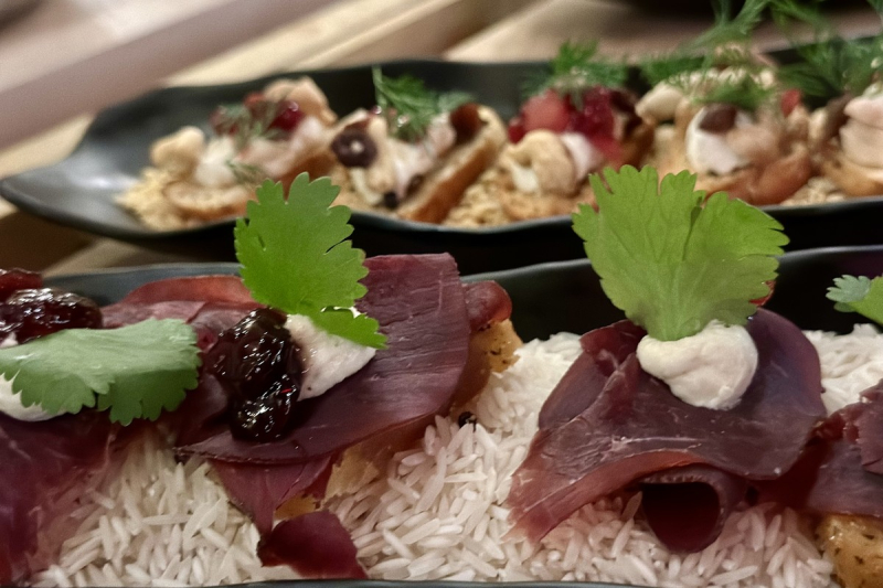 Elements catering hirschschinken buffet weihnachtsfeier premium catering frankfurt