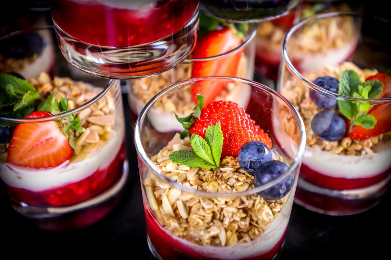 Elements catering joghurt granola brunch frankfurt