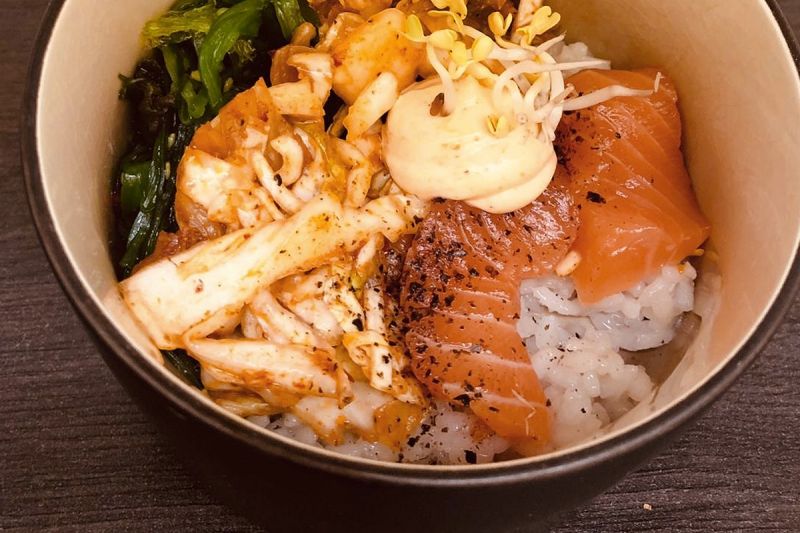 Elements Catering Lachs Sushibowl