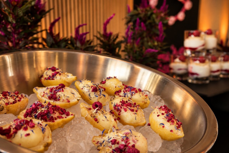 Elements catering limonen gelato dessert mercedes driving event