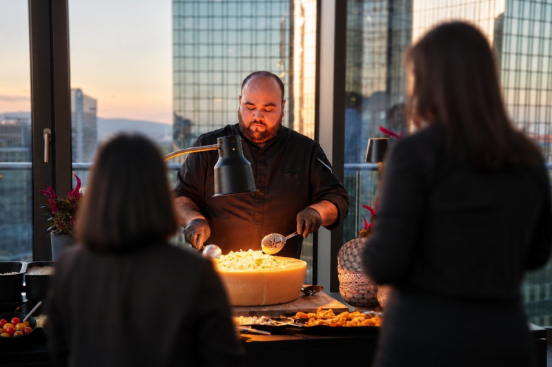 Elements catering live cooking corporate event frankfurt