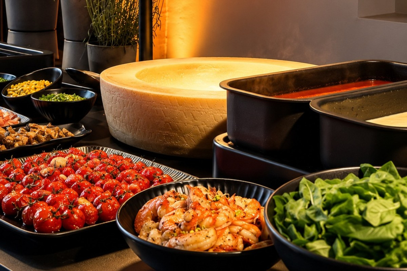 Elements catering live pasta station klassikstadt frankfurt
