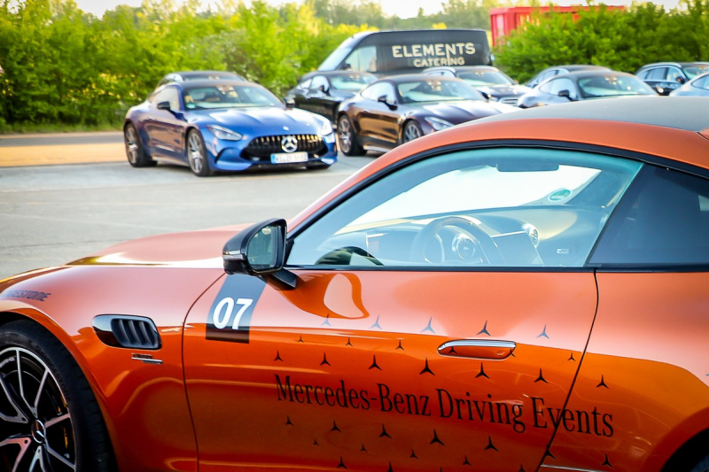 Elements catering mercedes benz driving event frankfurt