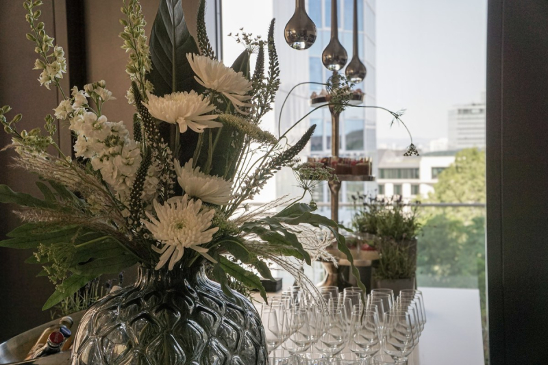 Elements catering networking event milbank frankfurt