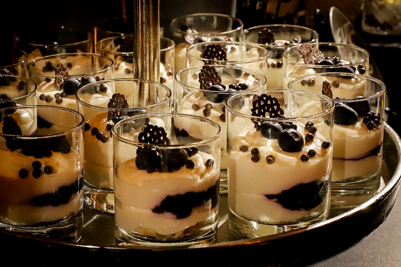 Elements catering new york cheesecake mousse dessert