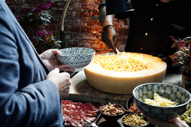 Elements catering parmesan live cooking business event klassikstadt frankfurt