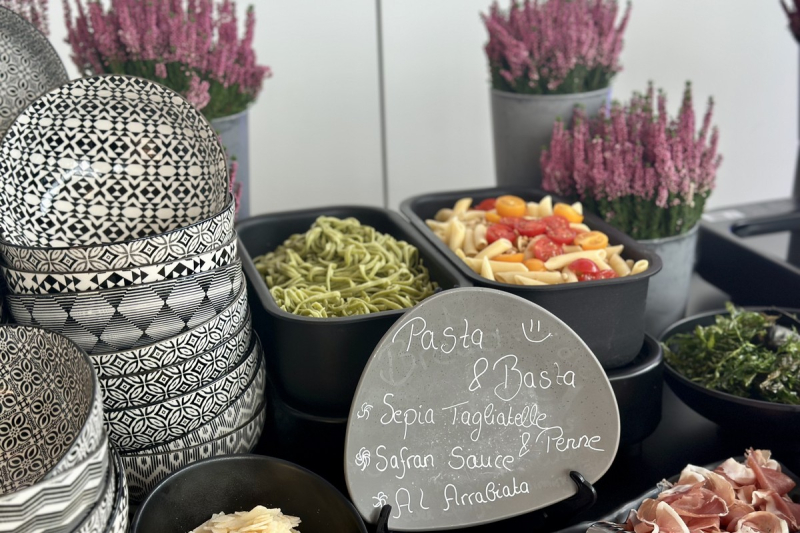 Elements catering pasta buffet kia driving event eventcatering frankfurt