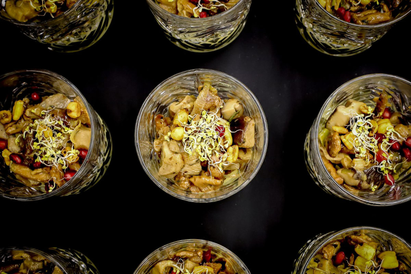 Elements catering pfifferlinge wintertrueffle popcorn eventcatering frankfurt