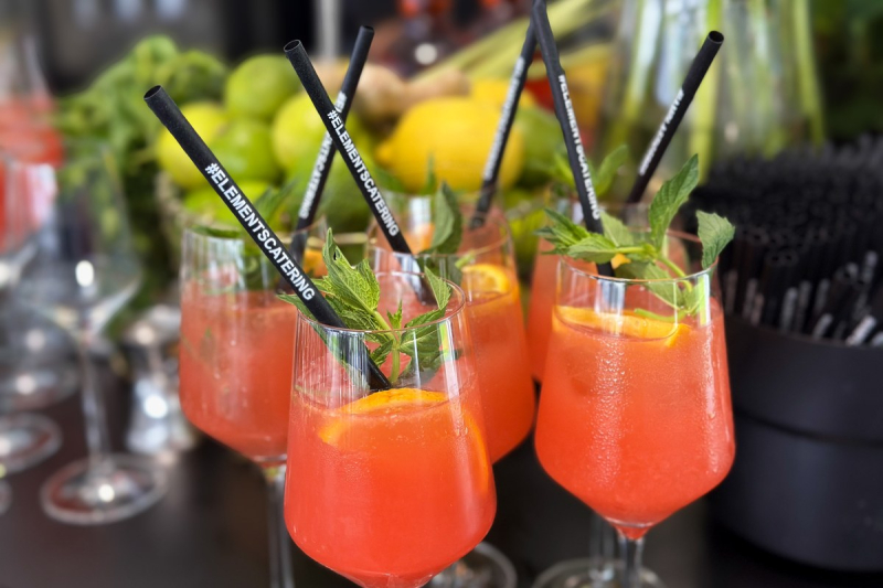 Elements catering signature drinks gartenhochzeit frankfurt