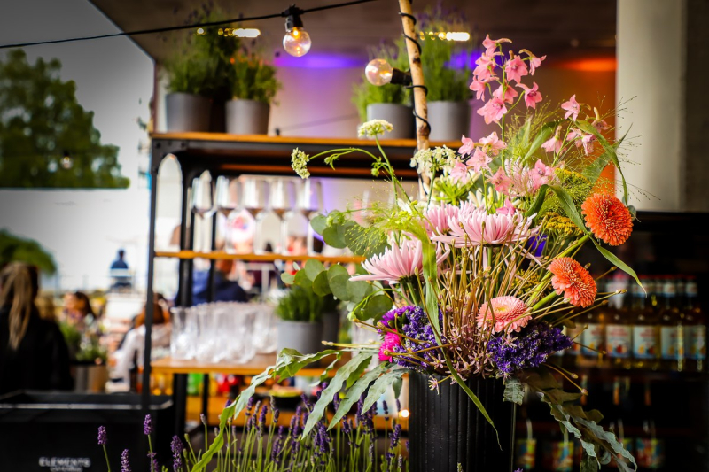 Elements catering sommerfest bar corporate event biotest frankfurt