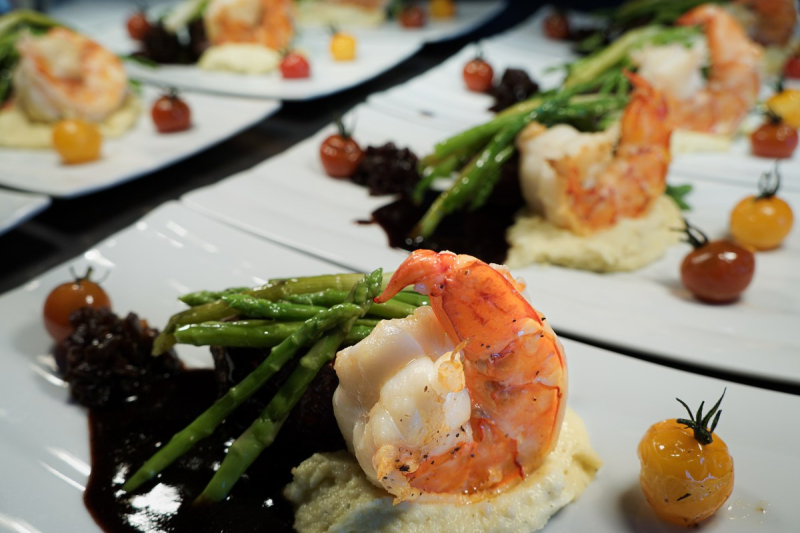Elements catering surf turf hochzeitslunch frankfurt