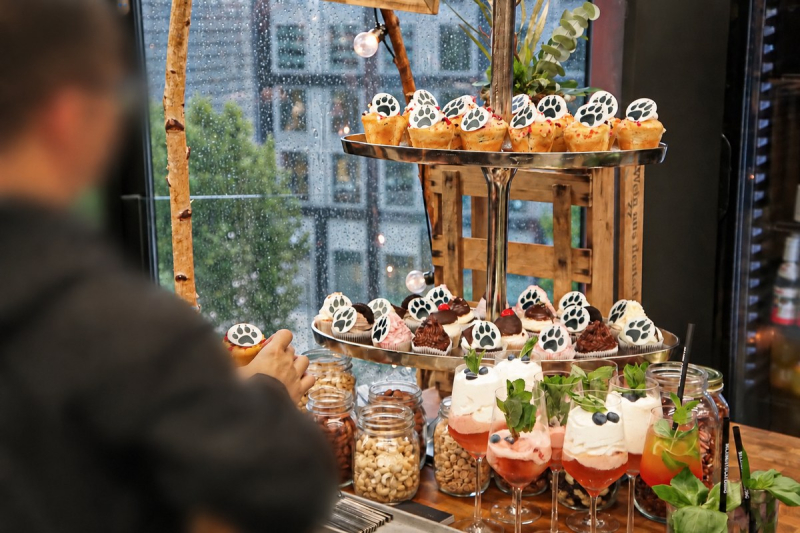 Elements catering sweets station business event jack wolfskin frankfurt