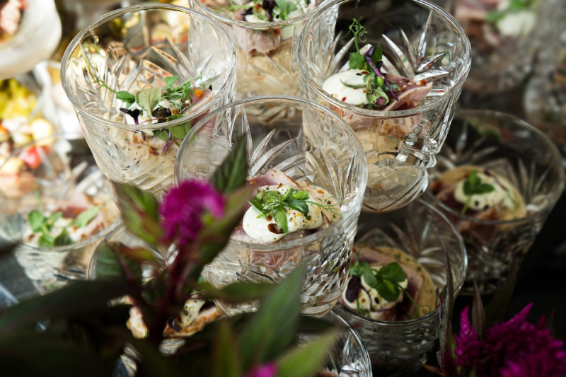 Elements catering yellowfin tuna tartar corporate event frankfurt