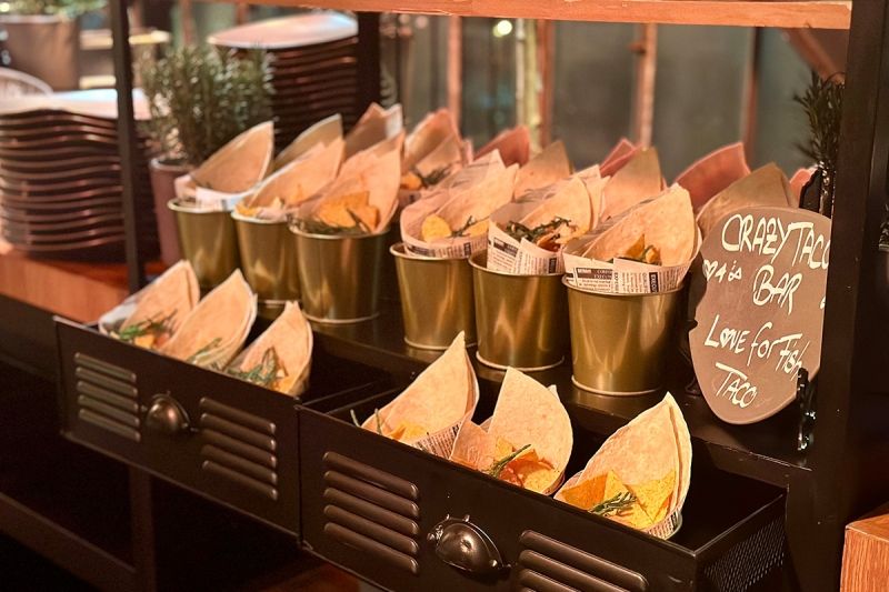 ELEMENTS Fisch Taco Catering Innovation Frankfurter Oosten