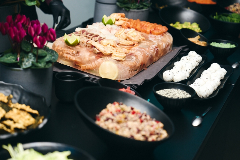 Eventcatering frankfurt seafood buffet