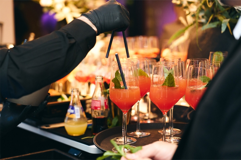 Eventcatering frankfurt welcome drinks aperol