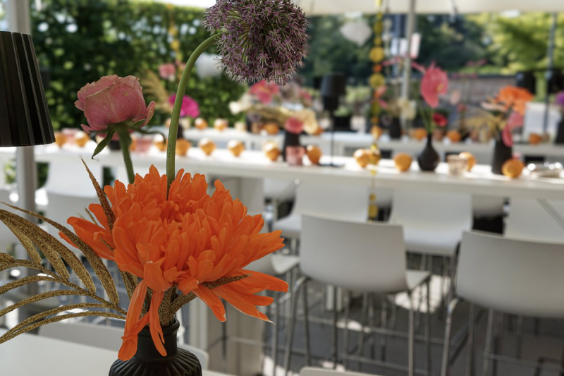 Eventdesign sommerfest aircraft frankfurt elements catering