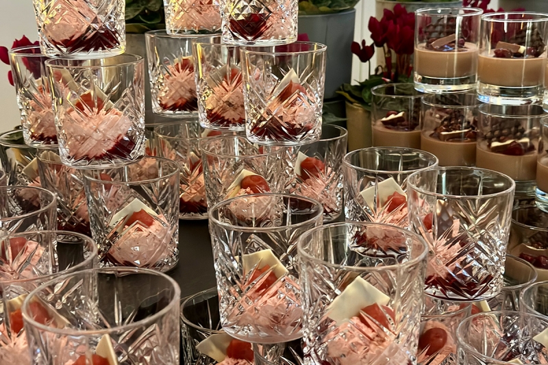 Himbeer Pankcake Dessert