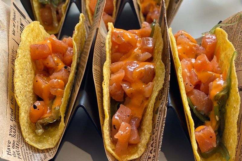 Lachs Taco food Lunch Flying buffet