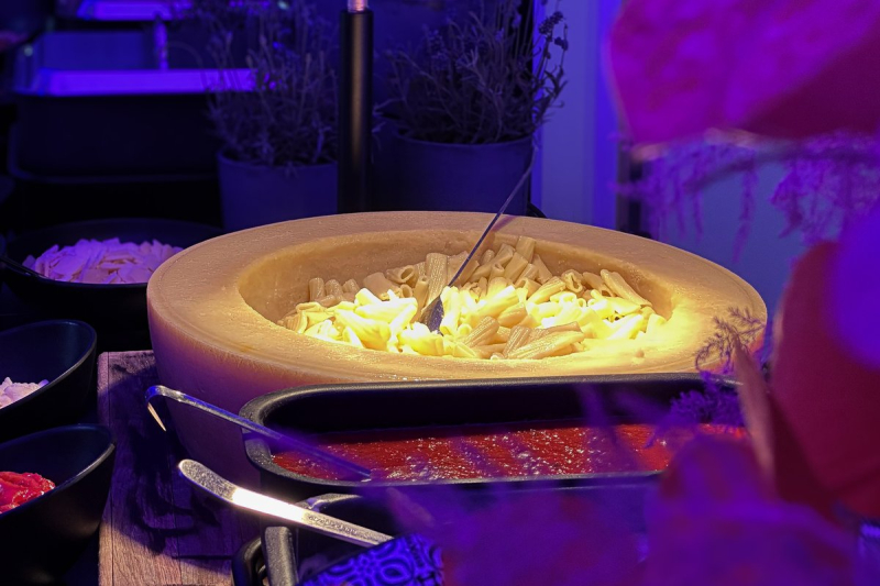 Pasta live station aircraft frankfurt elements catering