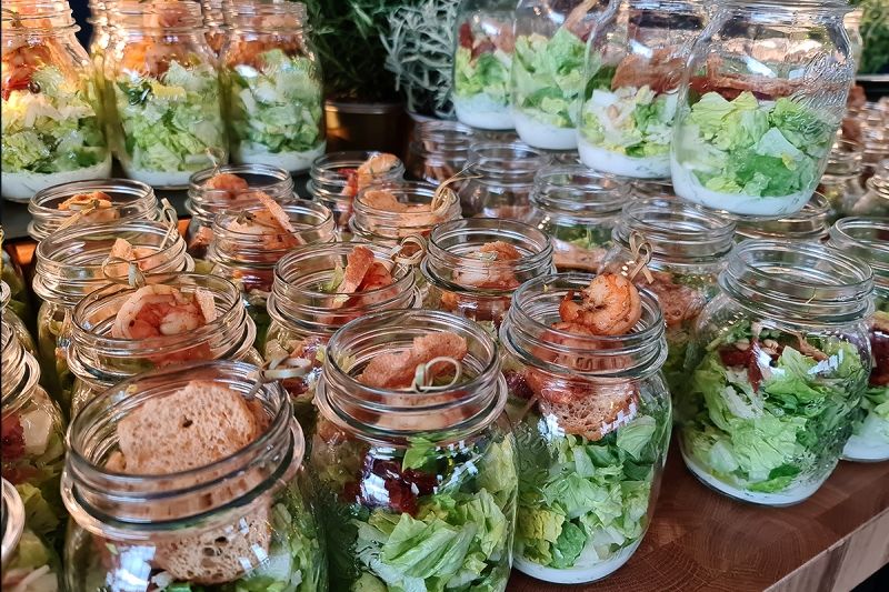 Salat gesundes leckeres Catering