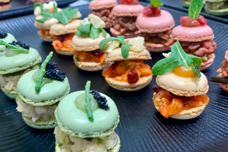 Salty Macaron Optionen Catering ELEMENTS Frankfurt