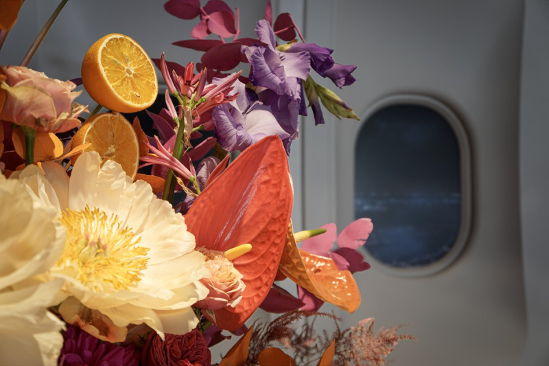 Sommerparty aircraft frankfurt elements catering