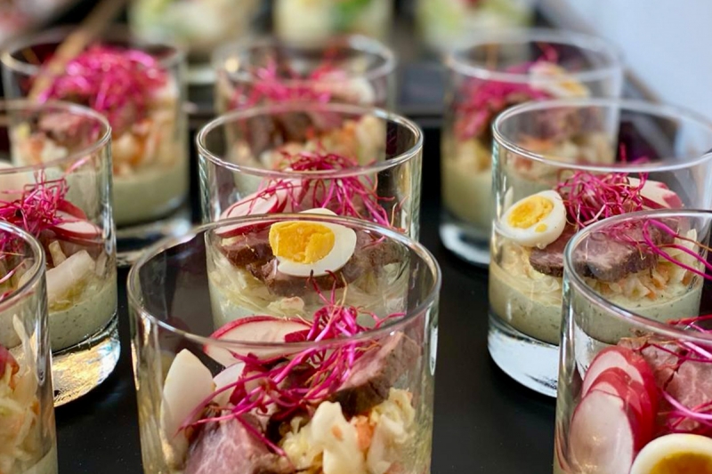 Wachtelei l Grüne Soße