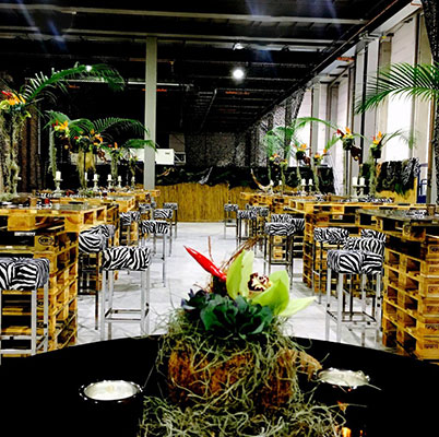  Zebra Event Dekoration
